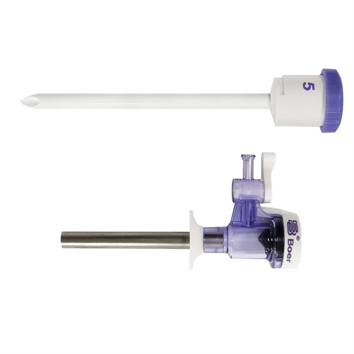 Disposable Two-cannula Pediatric Trocar
